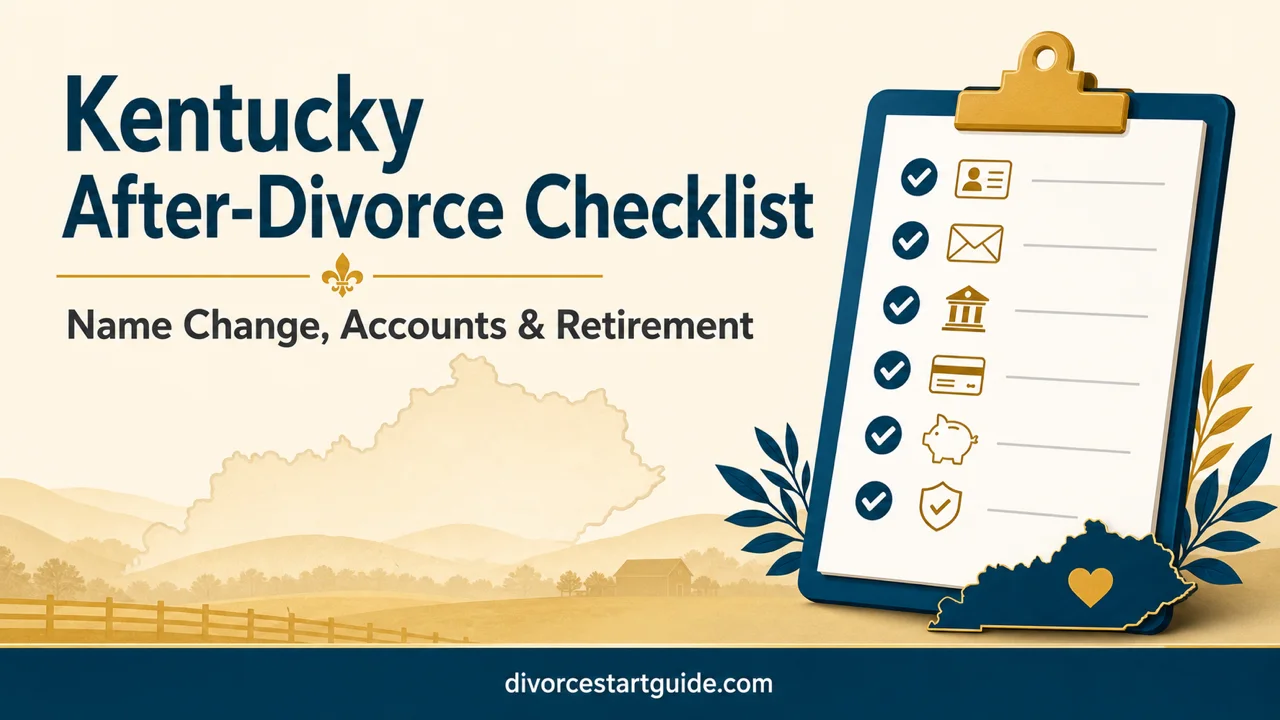 Kentucky After-Divorce Checklist — Name, Accounts & Retirement
