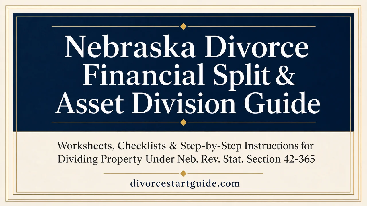 Nebraska Divorce Financial Split — Worksheets, Not Guesswork