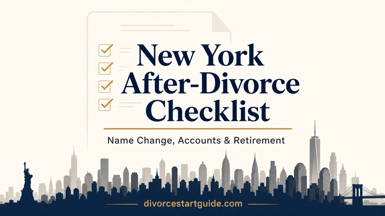 New York After-Divorce Checklist — Name, Accounts & Retirement